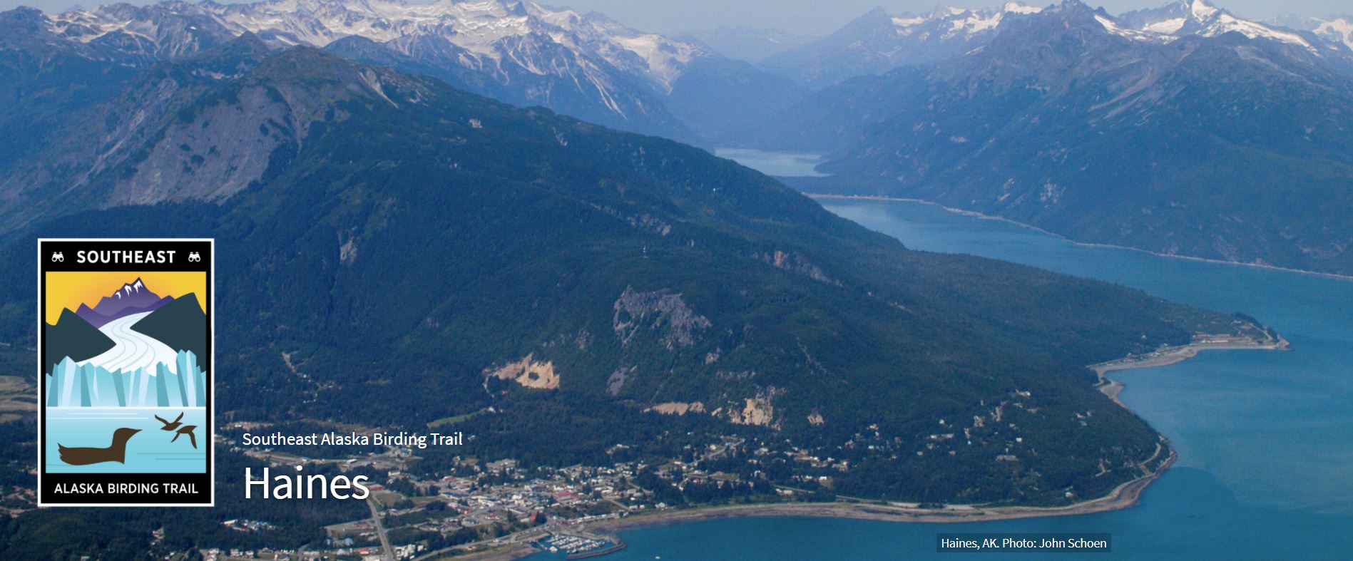 SEAK birding trail Haines banner